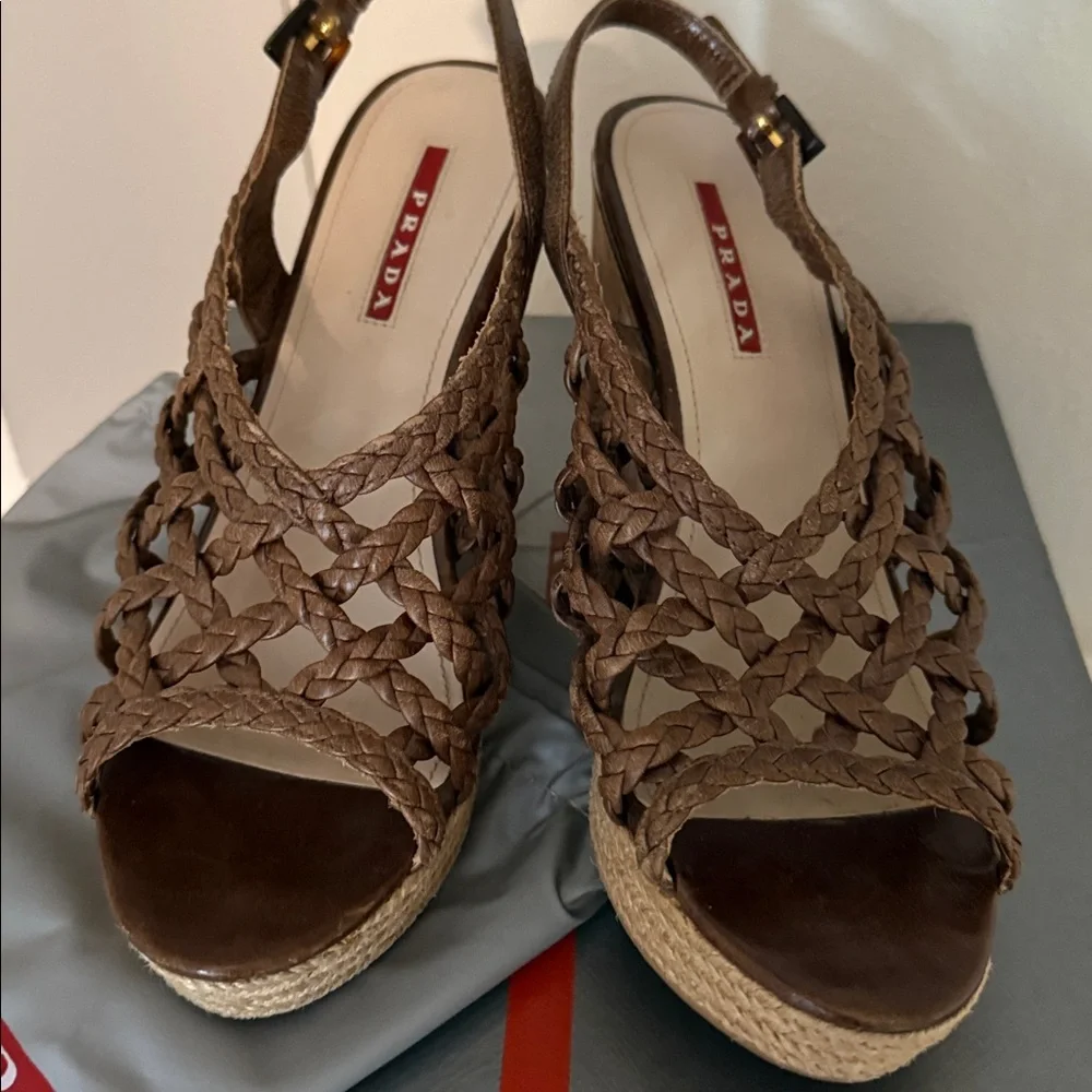PRADA Wedges. - Picture 2 of 4